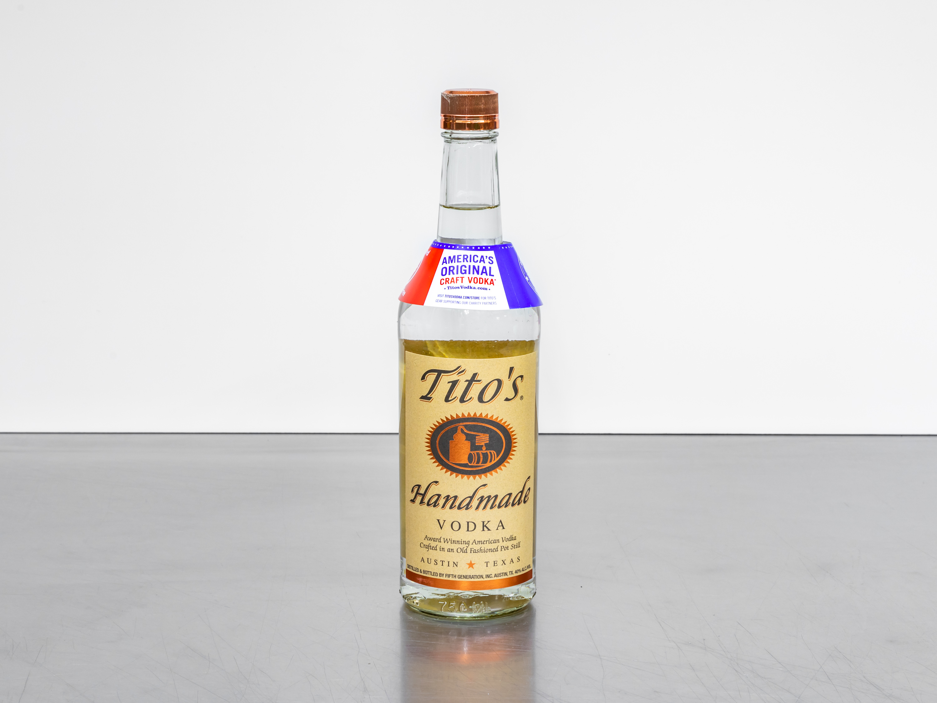 Order Titos Vodka 750 ml. food online from In The Zone Vi store, Apache Junction on bringmethat.com