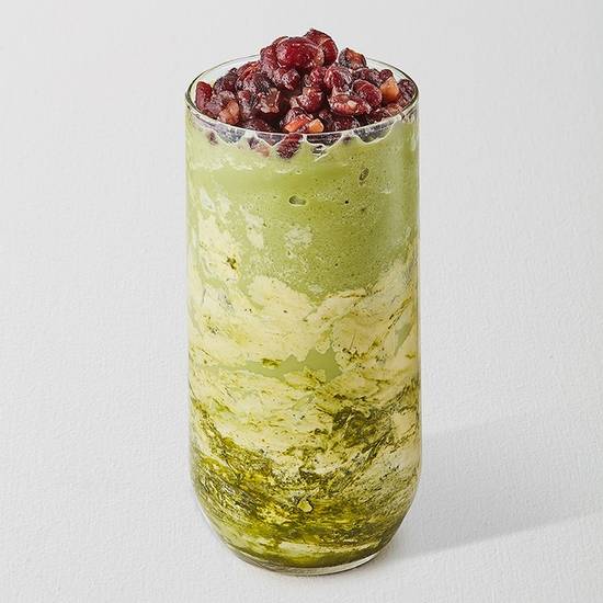 Order Matcha Red Bean Frostie food online from Ding Tea store, Diamond Bar on bringmethat.com