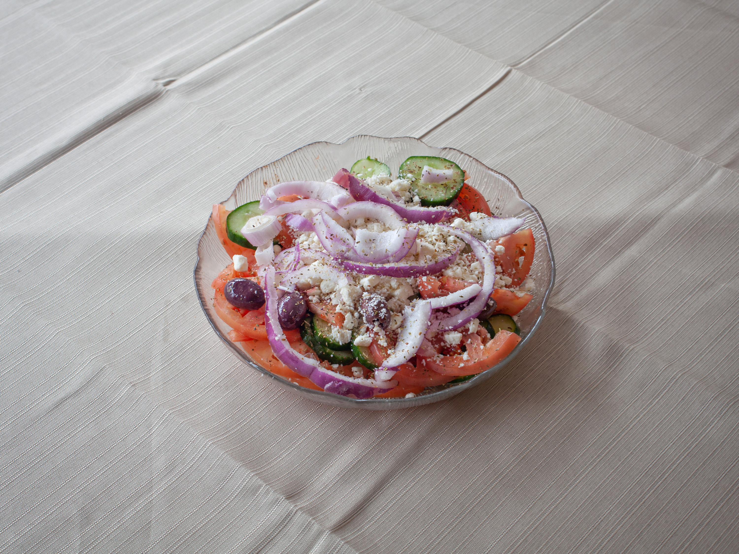 Order Greek Salad food online from Despina Mediterranean Taste store, Binghamton on bringmethat.com
