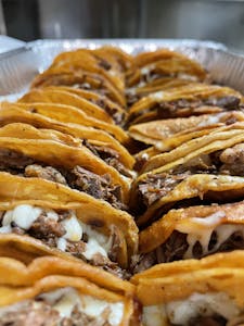 Order 20 Mix Quesabirrias Tray  food online from Los Tacos & Desserts store, Chicago on bringmethat.com