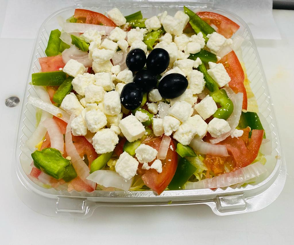 Order Greek Salad food online from Fancy Burger store, Fresno on bringmethat.com