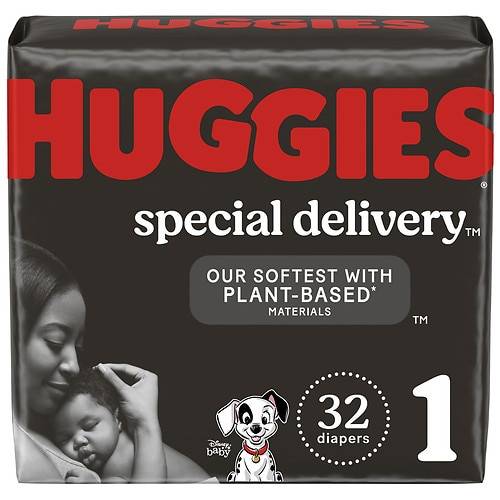 Order Huggies Hypoallergenic Baby Diapers Fragrance Free, Size 1 - 32.0 ea food online from Walgreens store, Corona on bringmethat.com
