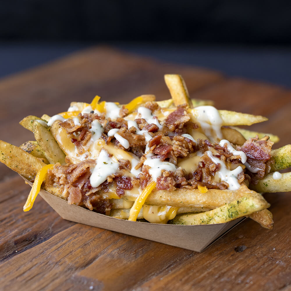 Order Cheddar Bacon Fries food online from The Melt store, La Jolla on bringmethat.com