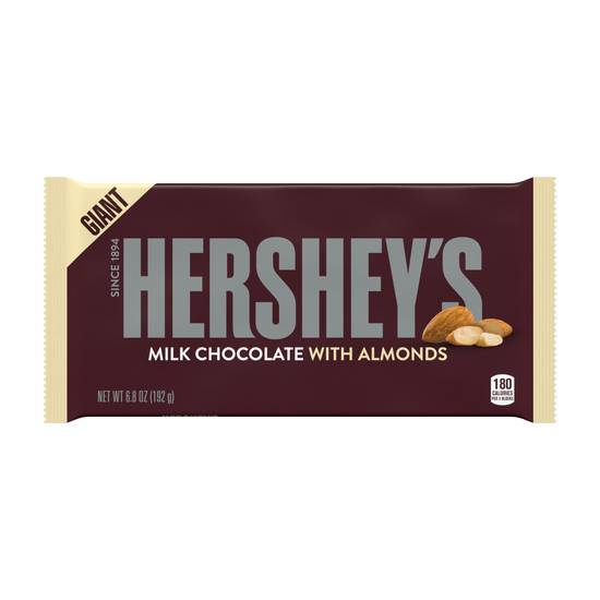 Order Hershey's Milk Chocolate with Almonds Giant Bar food online from Cvs store, SAINT CLAIR SHORES on bringmethat.com