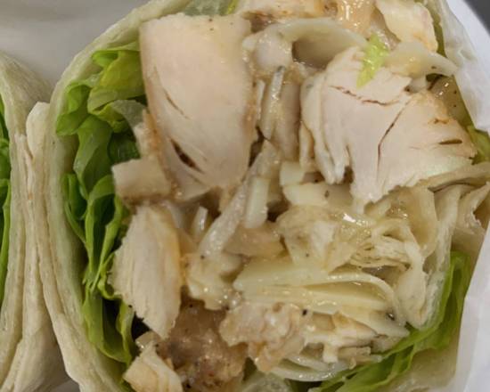 Order Chicken Caesar Wrap food online from L'Artisan Cafe &amp; Bakery store, Providence on bringmethat.com