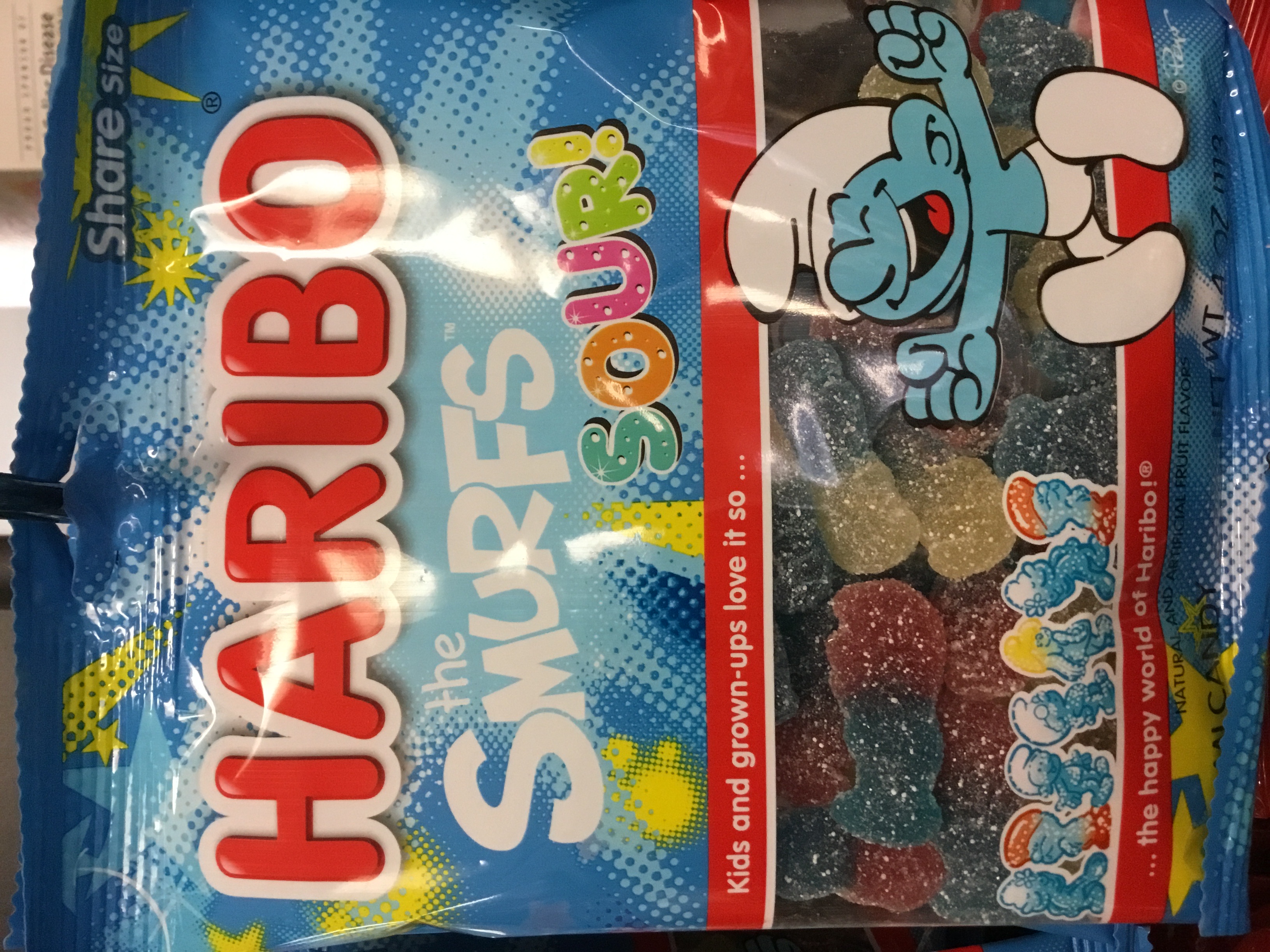 Order Haribo The Smurfs Sour food online from Ankeney Fine Foods store, San Francisco on bringmethat.com