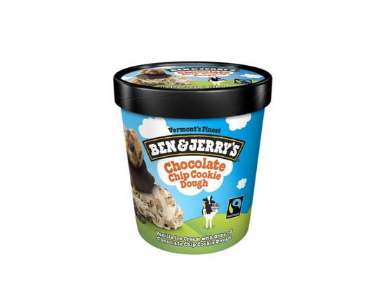 Order Ben & Jerry's Chocolate Chip Cookie Dough Pint food online from Shell store, Pinole on bringmethat.com