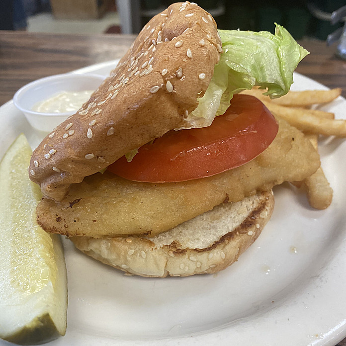 Order Fish sandwich food online from The Bomber store, Ypsilanti on bringmethat.com