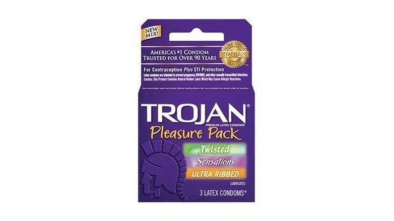 Order Trojan Pleasure Pack Lubricated Condoms, 3 Count food online from Aldan Sunoco store, Aldan on bringmethat.com