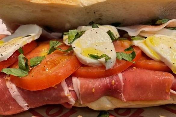 Order Prosciutto Caprese Sandwich food online from Bob's Italian store, Medford on bringmethat.com