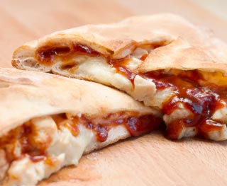 Order BBQ Chicken Calzone food online from Gusto Pizza store, Delmar on bringmethat.com