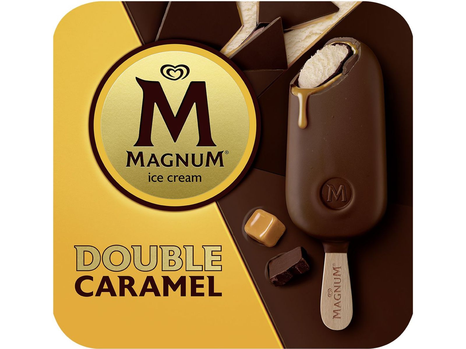 Order Magnum Double Caramel Ice Cream Bars 3ct food online from Arizona Select Ice Cream & Candy Co. store, Phoenix on bringmethat.com