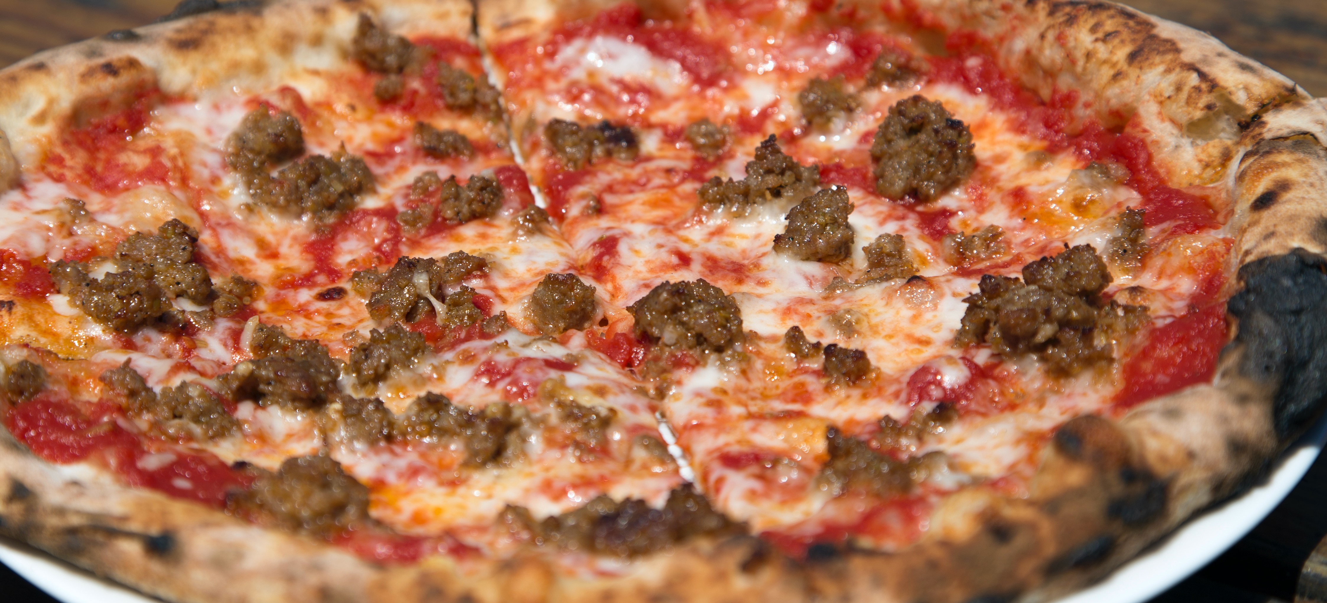 Order Small 10" Sausage and Mushroom Pizza food online from Firetrail Pizza store, San Francisco on bringmethat.com