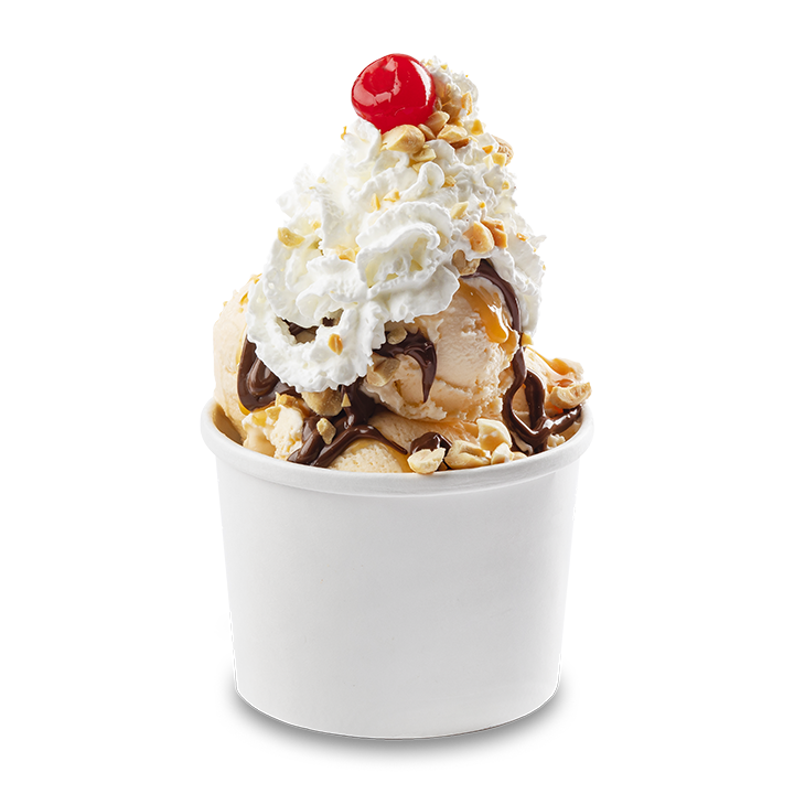Order Large Sundaes food online from The Original Rainbow Cone store, Chicago on bringmethat.com