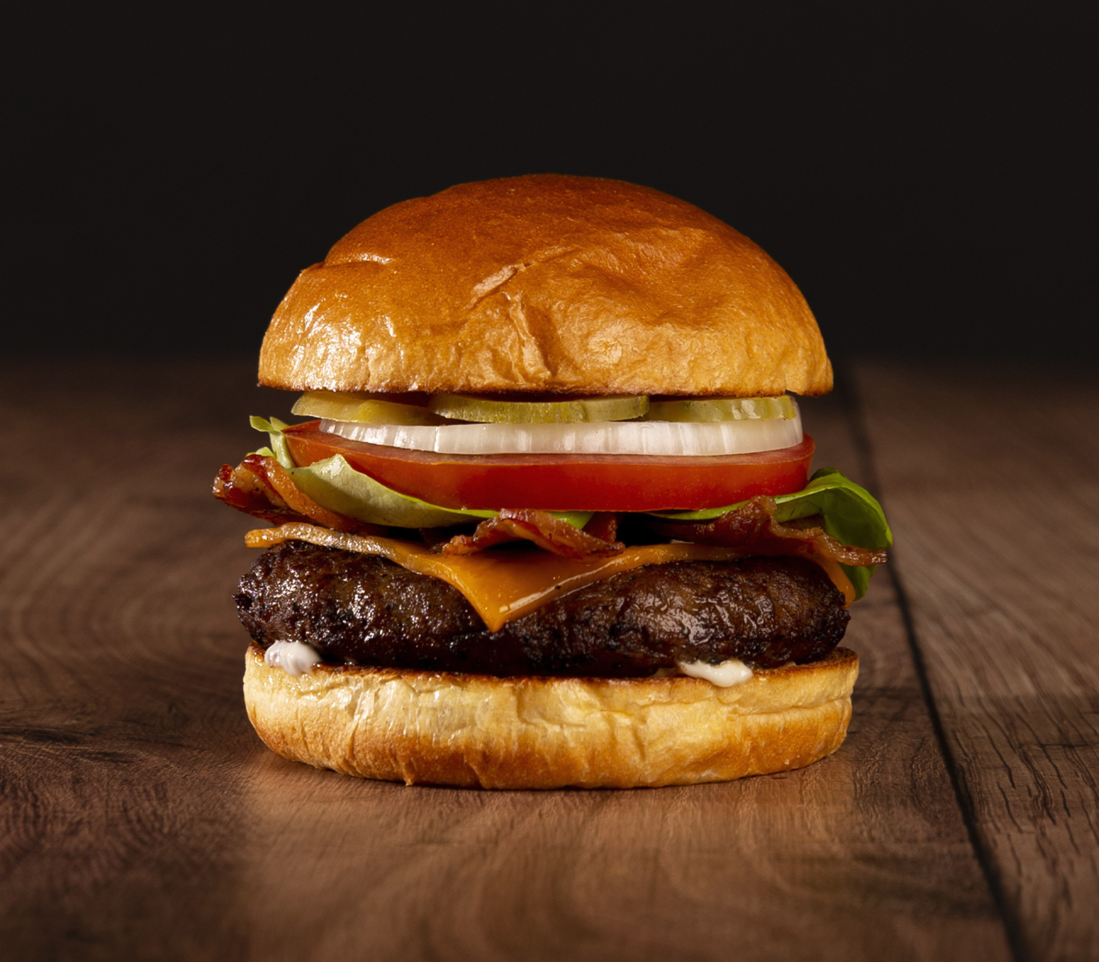 Order The Bacon Cheeseburger food online from Gourmet Burger store, San Diego on bringmethat.com