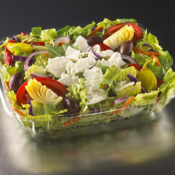 Order Greek Salad food online from New York Giant Pizza store, Hayward on bringmethat.com