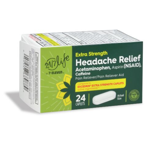Order 24/7 Life ES Headache Relief Caps 24ct food online from 7-Eleven store, Chicago on bringmethat.com