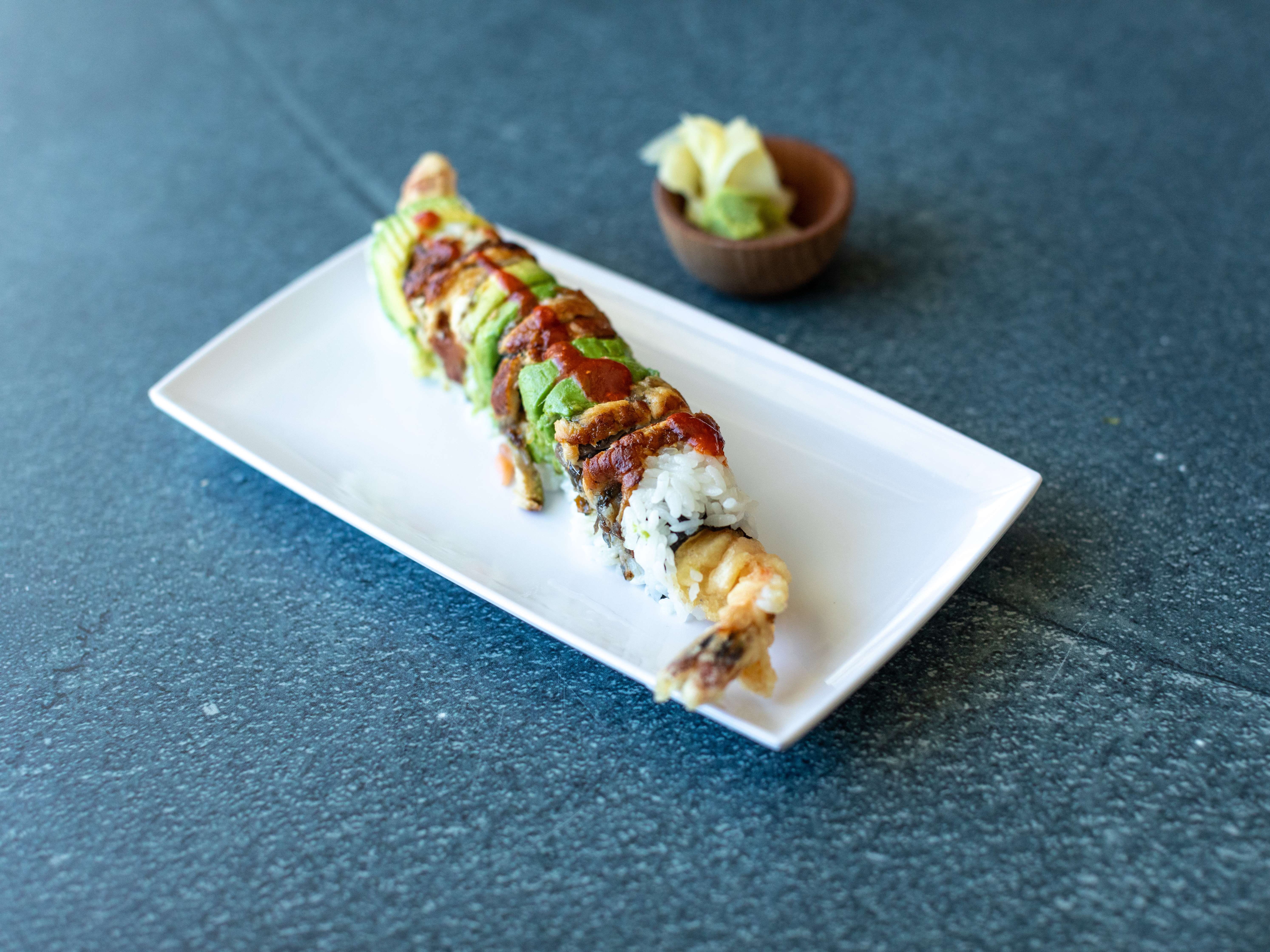 Order Dragon Roll food online from Sushi On North Beach Katsu store, San Francisco on bringmethat.com