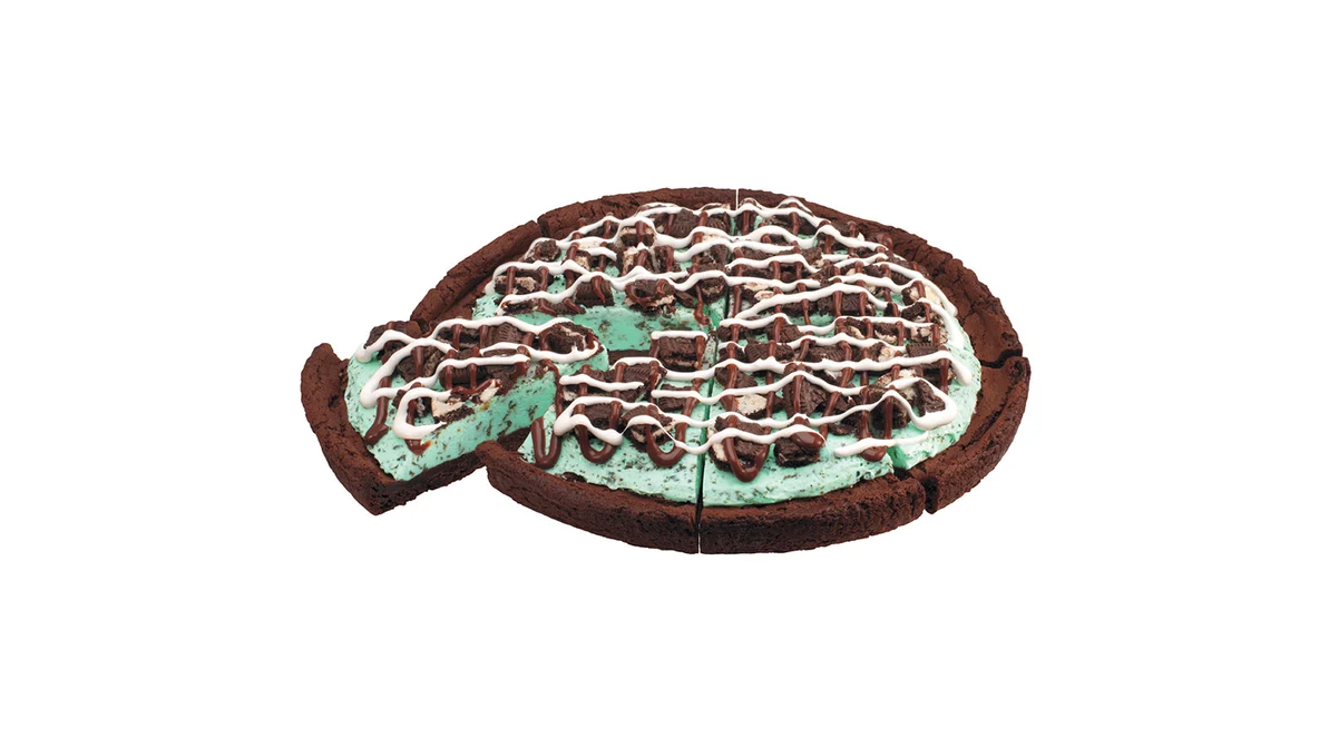 Order Mint Chocolate Chip Polar Pizza food online from Baskin Robbins store, Rancho Cucamonga on bringmethat.com