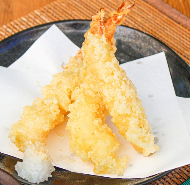 Order 3 Pieces Shrimp Tempura food online from Udon Mugizo store, San Francisco on bringmethat.com