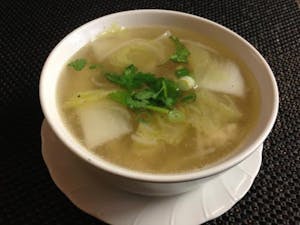 Order S16. Clear Noodle Soup ต้มจืด food online from Amazing Thai Cuisine store, Broken Arrow on bringmethat.com