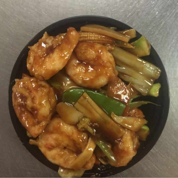 Order Shrimp with Mixed Vegetables food online from Oriental Express Restaurant store, Deptford Township on bringmethat.com