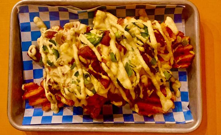 Order Loaded Waffle Fries food online from Bunk Beer Hall store, Portland on bringmethat.com