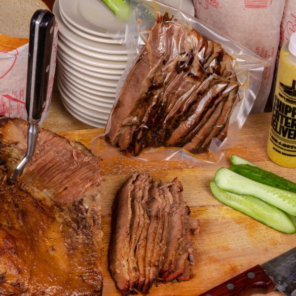 Order Sliced & Sealed Brisket by the pound food online from Katz's delicatessen store, New York on bringmethat.com