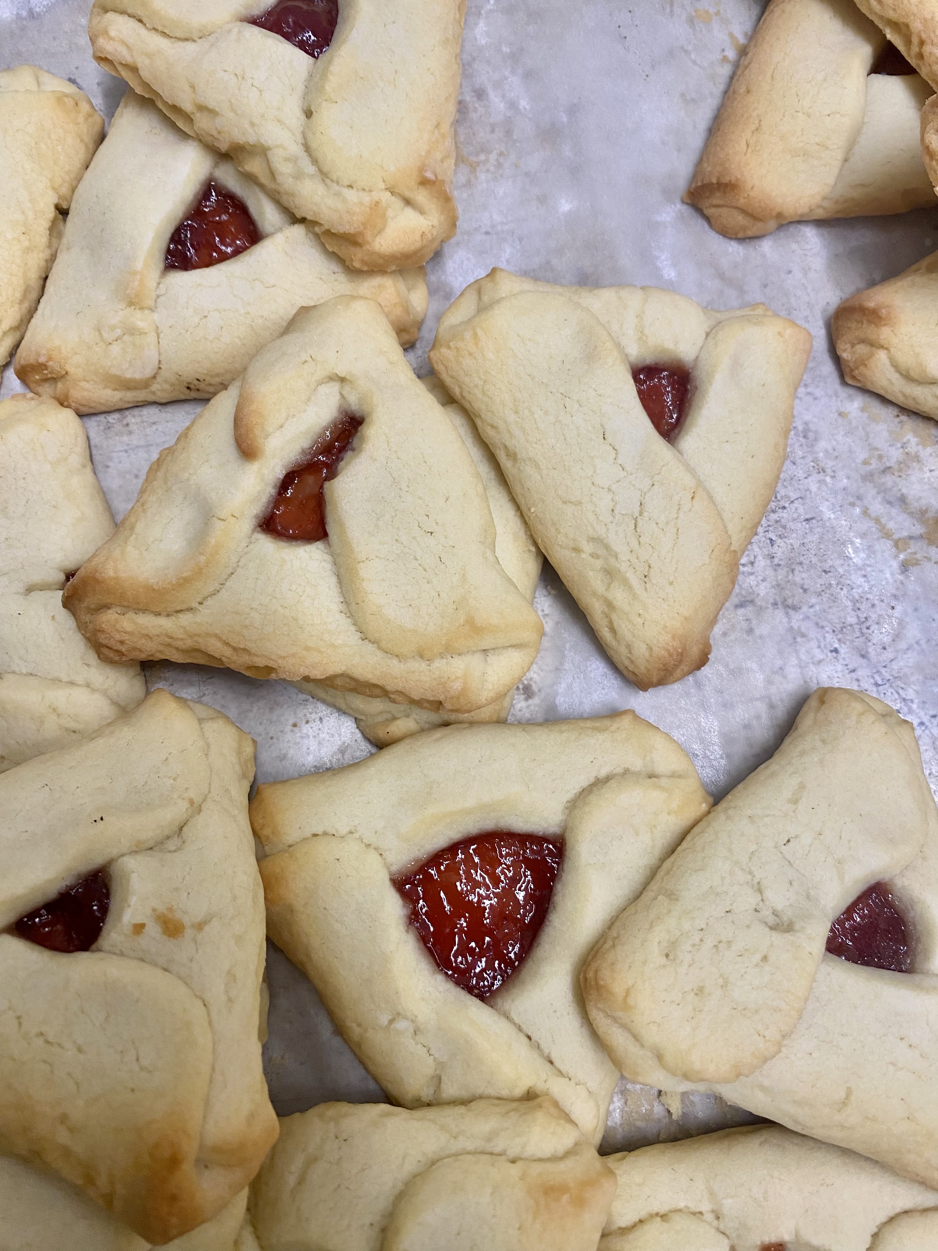 Order Strawberry Hamantaschen food online from Barry Espresso Bakery & Deli store, Eugene on bringmethat.com