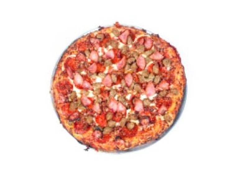 Order Hungry Bulldog Pizza - Small 10'' food online from Curry Pizza Company store, Fresno on bringmethat.com