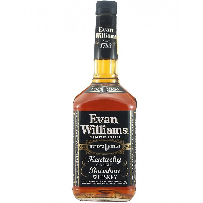 Order Evan Williams Kentucky Straight Bourbon Whiskey 750 ml. food online from Village Wine & Spirits store, Ventura on bringmethat.com