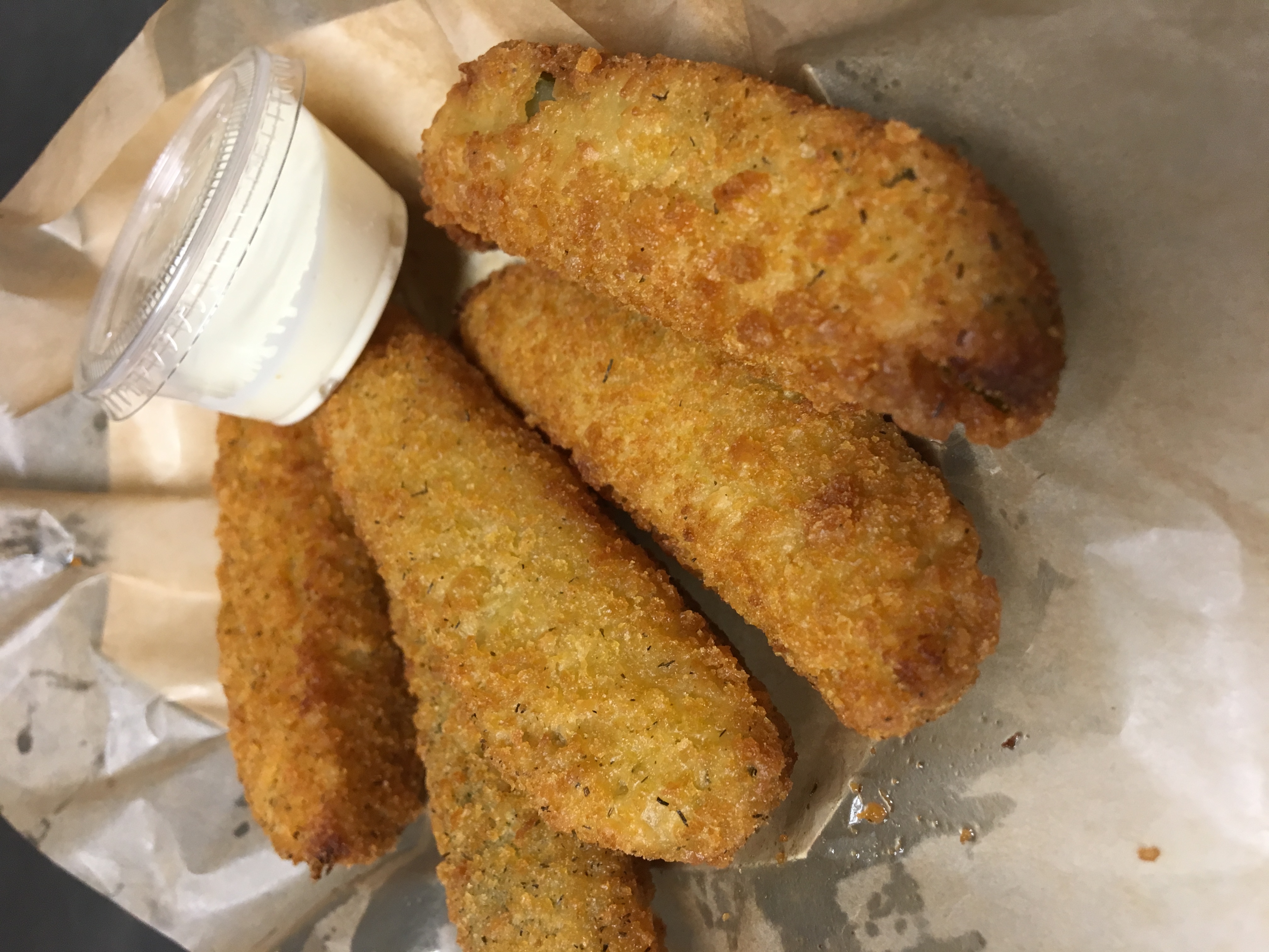 Order Fried Pickles food online from Angelo's Brick Oven Pizza store, Martinsburg on bringmethat.com