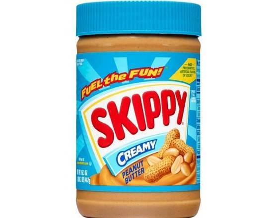 Order Skippy Creamy Peanut Butter (16.3 oz) food online from Atlantis Fresh Market # 156 store, Stamford on bringmethat.com