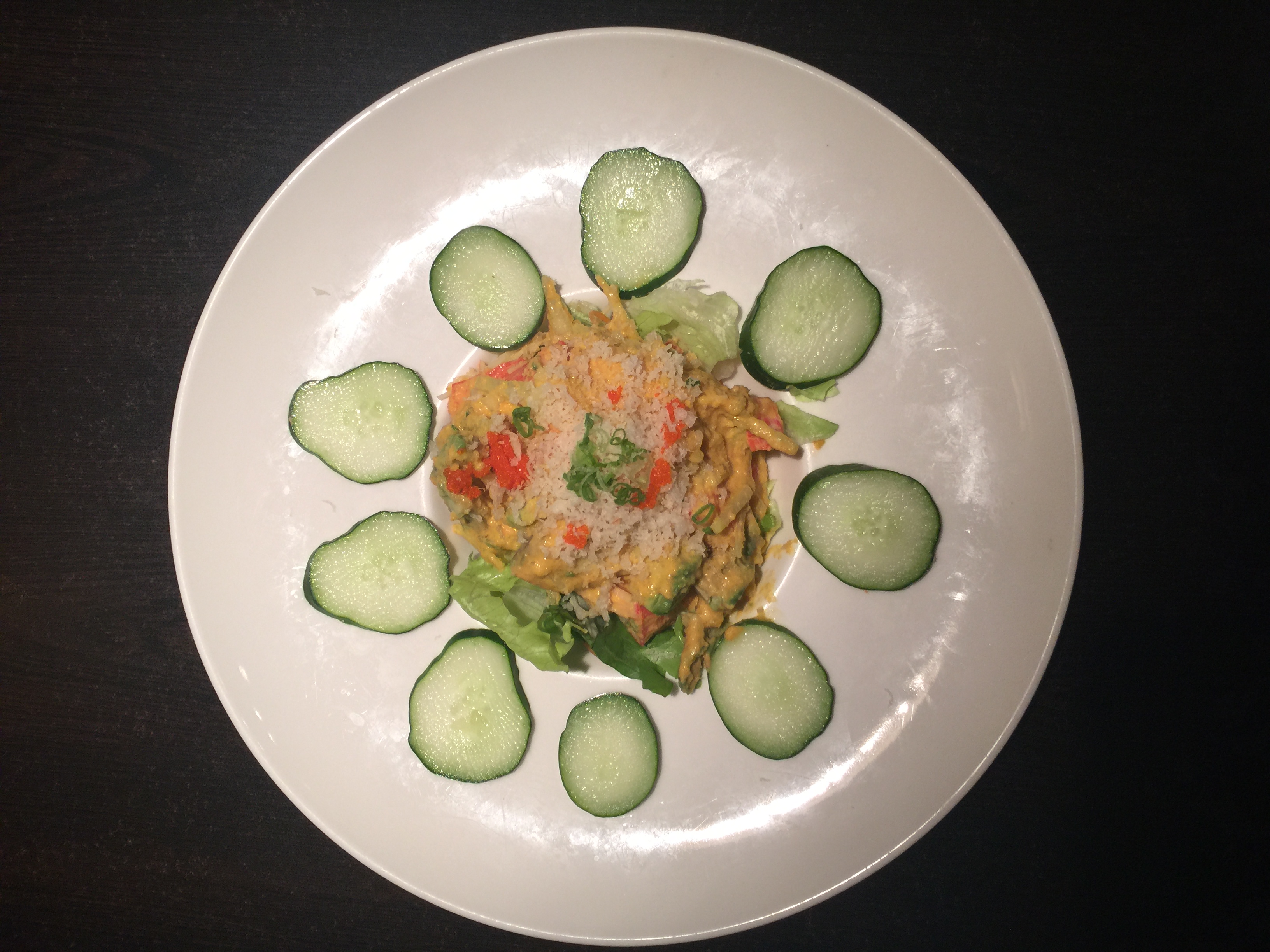 Order Crab Meat Salad food online from Nagoya Japanese Restaurant store, Long Beach on bringmethat.com