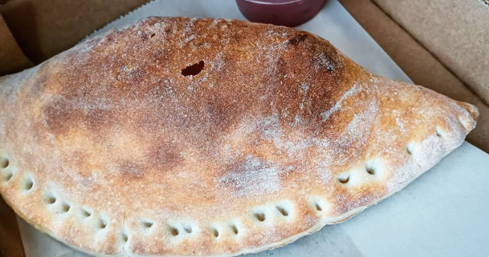 Order Meat Calzone  food online from Brooklyn Pie Co. store, Round Rock on bringmethat.com