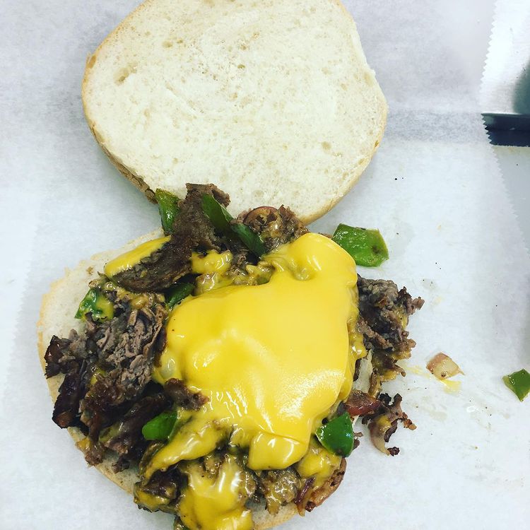 Order Philly Cheese Steak Sandwich food online from TOP BAGELS store, Fair Lawn on bringmethat.com