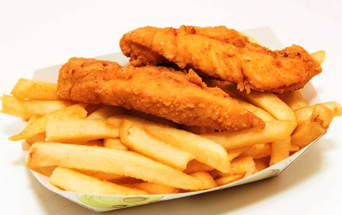 Order Chicken Strips w/Fries food online from Smothered Bbq store, Tempe on bringmethat.com