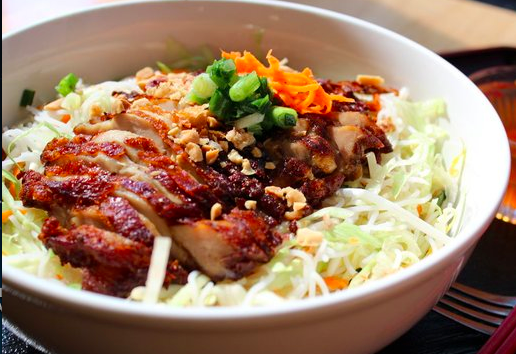 Order 36.Grilled Chicken with Vermicelli 五香鸡米粉 food online from Pho Ga store, San Francisco on bringmethat.com