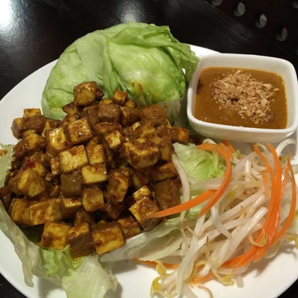 Order A9. Peanut Lettuce Wrap food online from Thai Pin store, Lawrence Township on bringmethat.com
