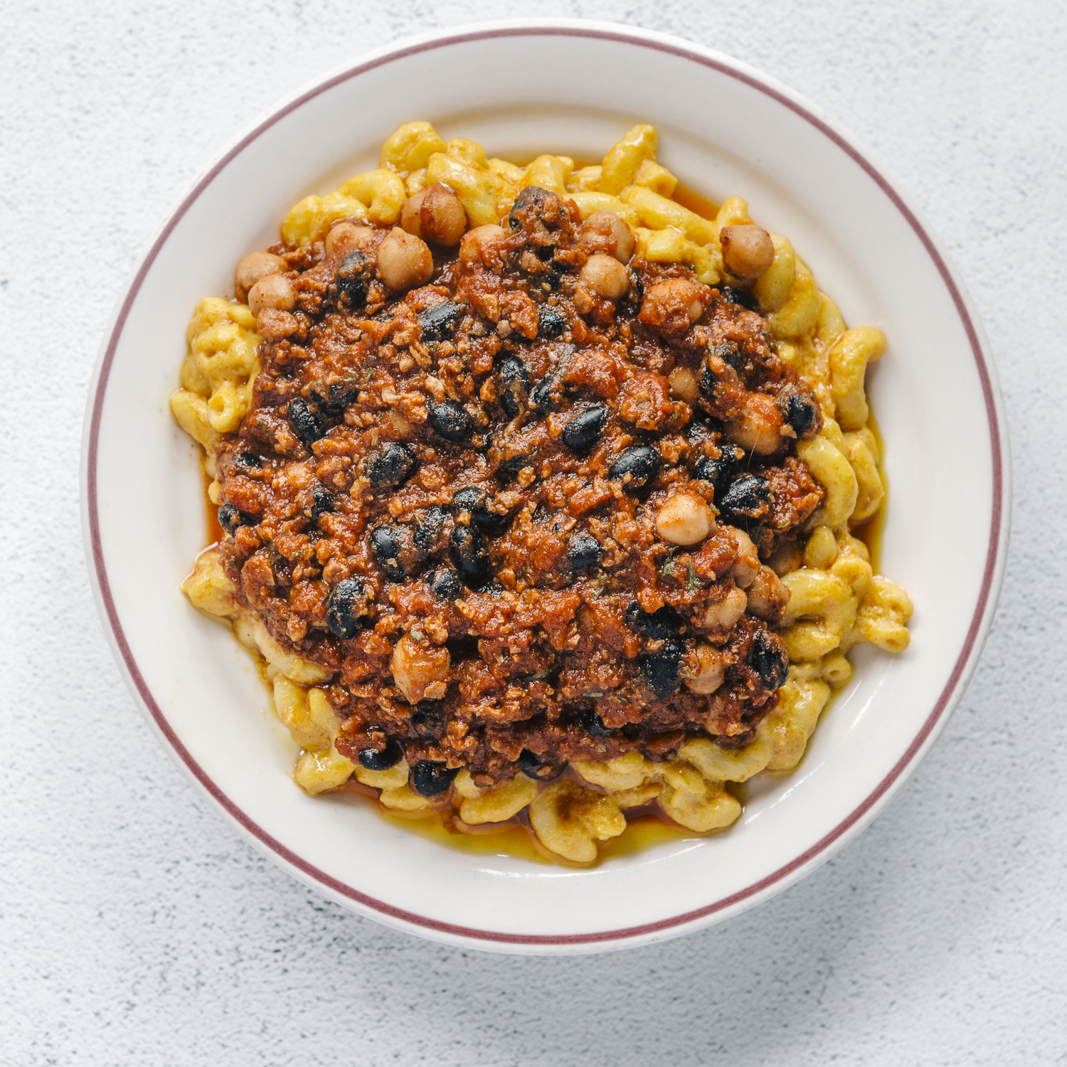 Order Chili Mac & Cheese (VG) food online from All Day Sides  store, Arlington Heights on bringmethat.com