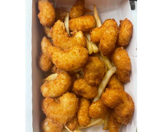 Order Shrimp Basket (21 pcs) and Whiting (1 pc) with Fries and Soda food online from Kennedy Fried Chicken store, Monticello on bringmethat.com