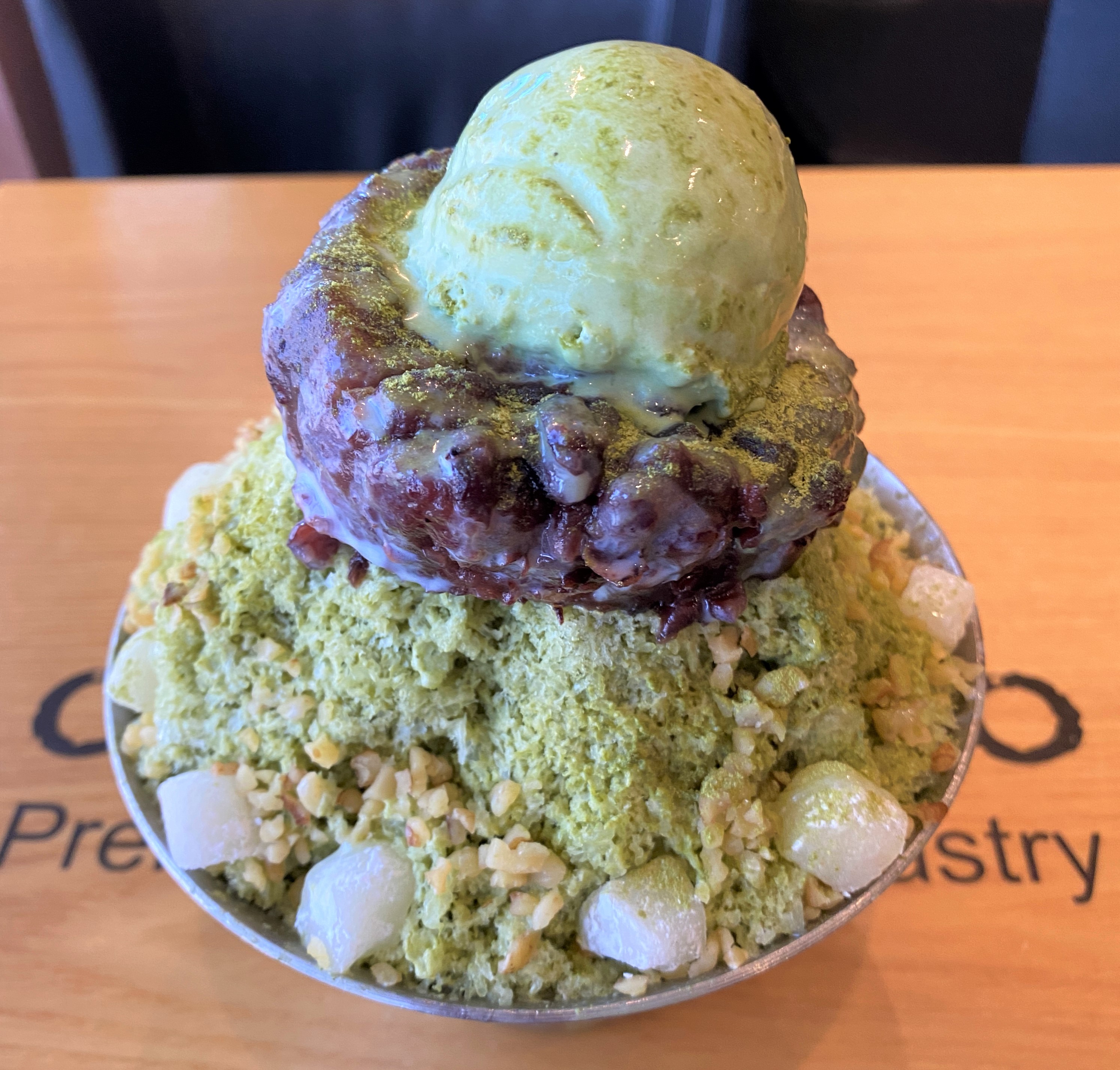 Order Green Tea Shaved Ice food online from Cocohodo store, Sunnyvale on bringmethat.com