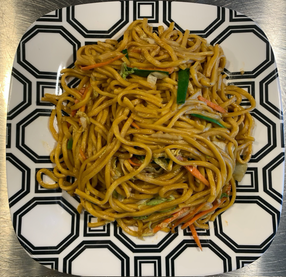 Order 40. Vegetable Lo Mein food online from Super China Buffet store, Indianapolis on bringmethat.com