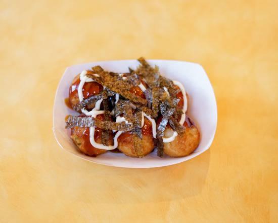 Order Takoyaki (6 pcs)章魚燒 food online from Quickly store, Sacramento on bringmethat.com