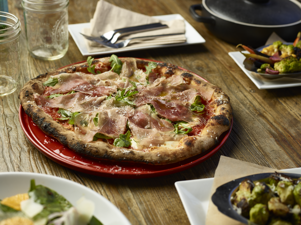 Order Prosciutto Di Parma + Arugula Pizza food online from Rise Pizzeria store, Burlingame on bringmethat.com