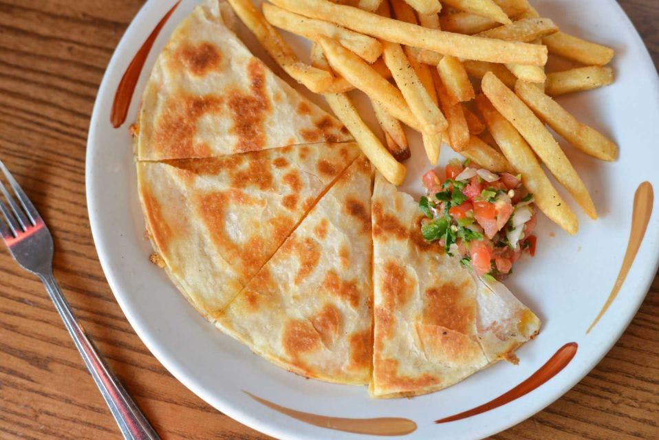 Order Cheese Quesadilla Dinner - Quesadilla food online from Pizza Market store, West Newton on bringmethat.com