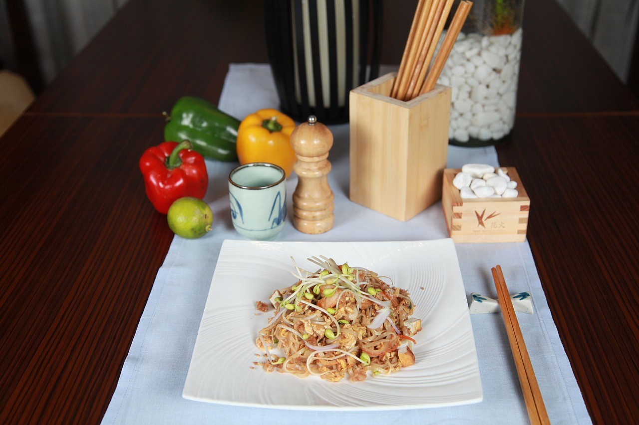 Order Pad Thai food online from Cilantro Thai and Sushi Restaurant store, Akron on bringmethat.com