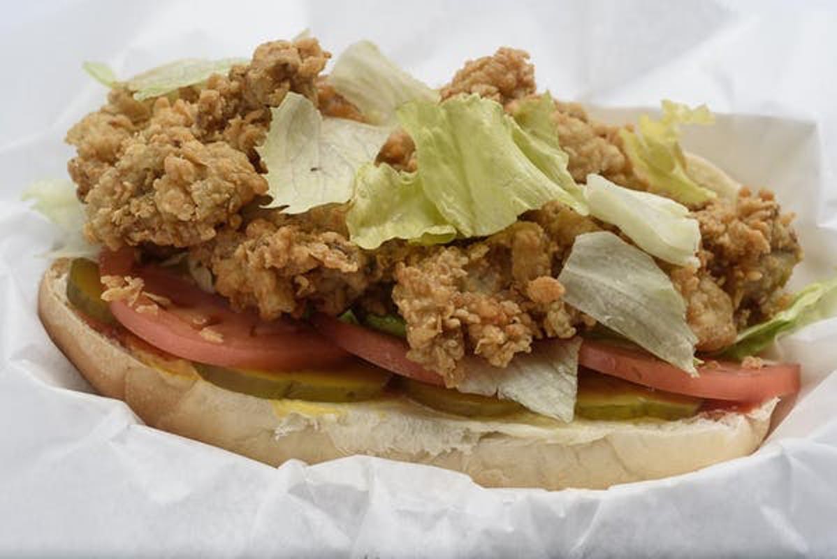 Order 20. Oyster Po-Boy food online from Highway 90 Fried Chicken store, Jefferson on bringmethat.com