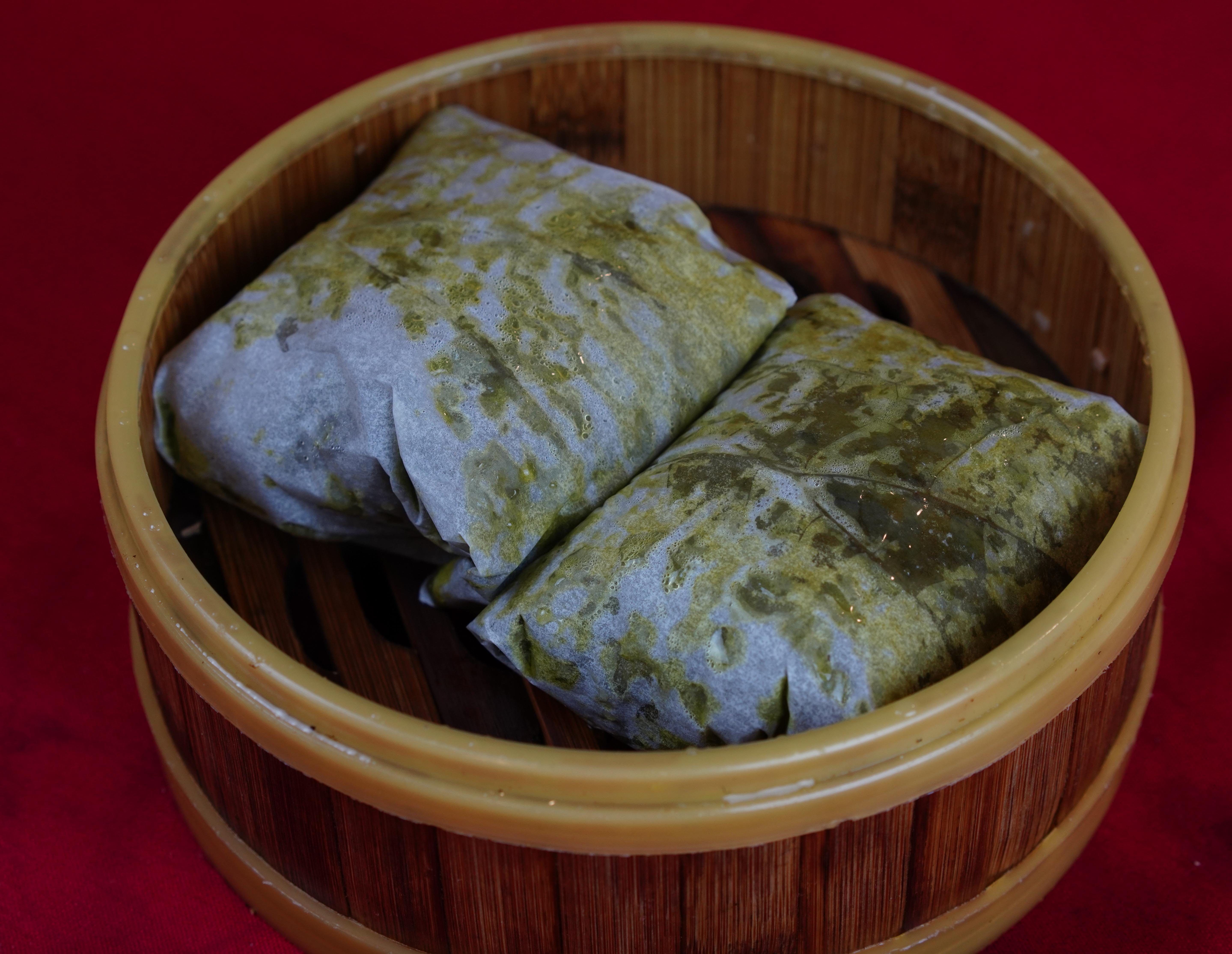 Order Sticky Rice Wrapped in Lotus Leaf 糯米鸡 food online from Golden Coast store, San Francisco on bringmethat.com