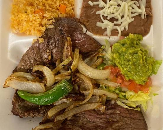 Order Carne Asada food online from Carlos Mexican Restaurant store, Westland on bringmethat.com